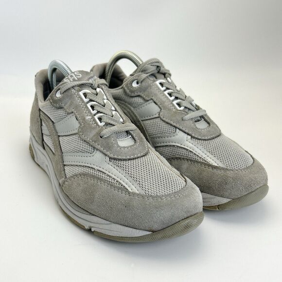 SAS Tour Mesh Sneakers Womens Sz 8.5 M Dust Gray Suede Tripad Comfort Shoes - Picture 2 of 8